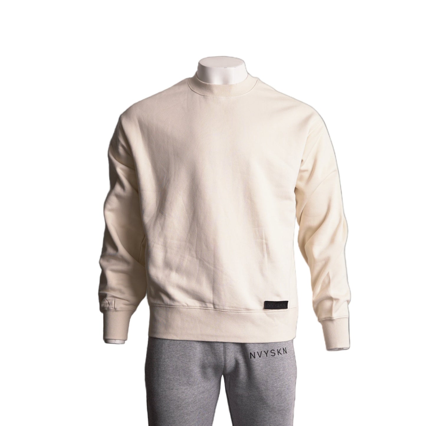 NVYSKN Mens Heavy Cotton Jumper