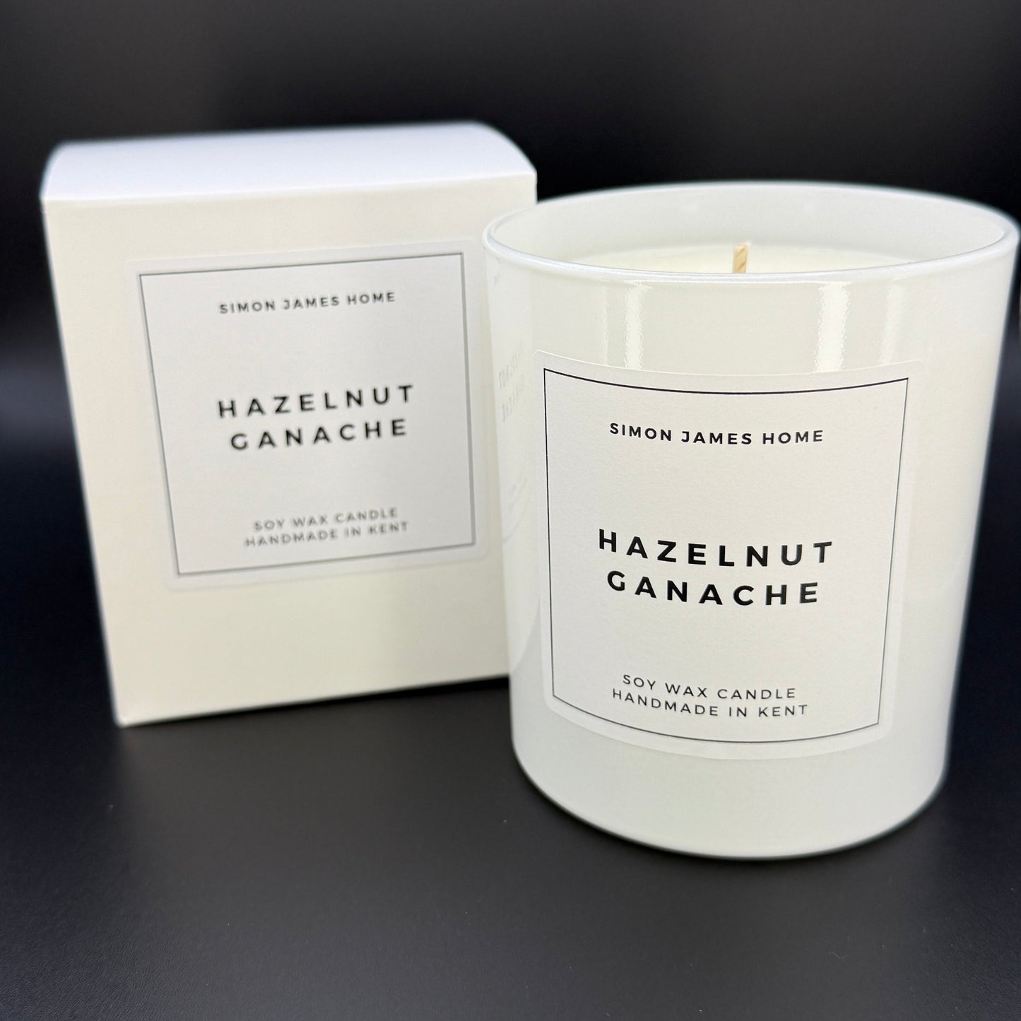 Hazelnut Ganache Handmade Soy Wax Candle