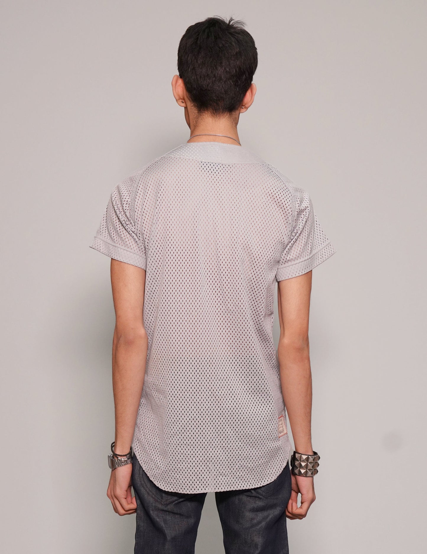 Vintage Grey Baseball Jersey