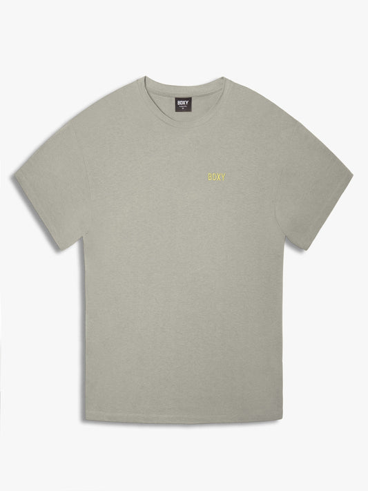 The Block T-shirt | Pebble