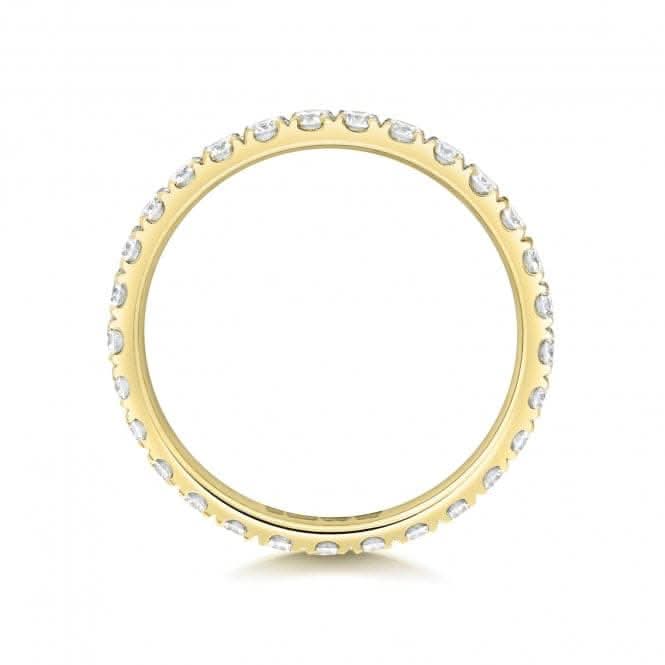 Wedding Band 18ct Gold Diamond Full Eternity Ring WQ254