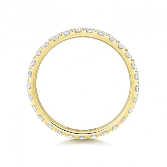 Wedding Band 18ct Gold Diamond Full Eternity Ring WQ254