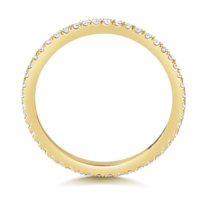 Wedding Band 18ct Gold Diamond Full Eternity Ring WQ277/I