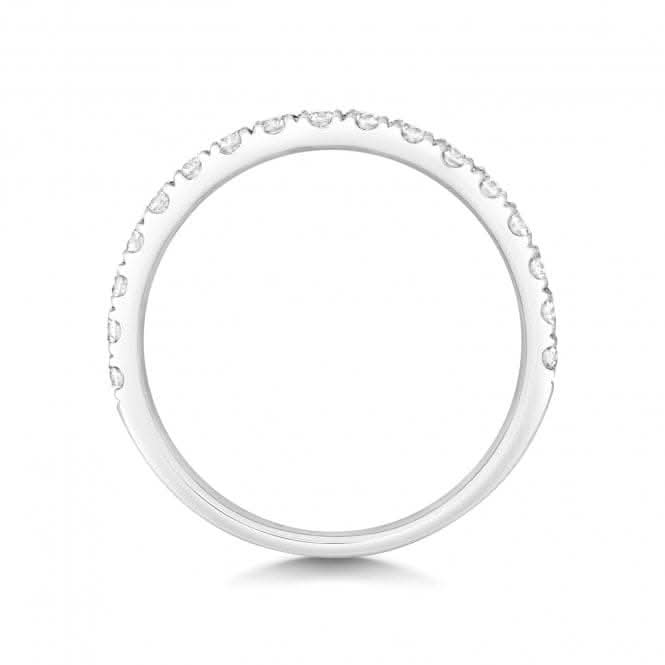 Wedding Band 18ct Gold Diamond Half Eternity Ring WQ253W/I