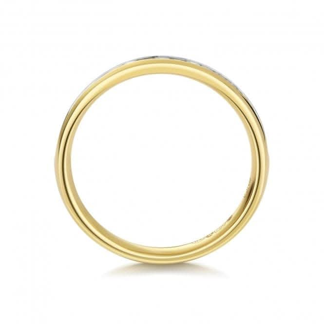 Wedding Band 18ct Gold Diamond Pcut Eternity Ring WQ235/I