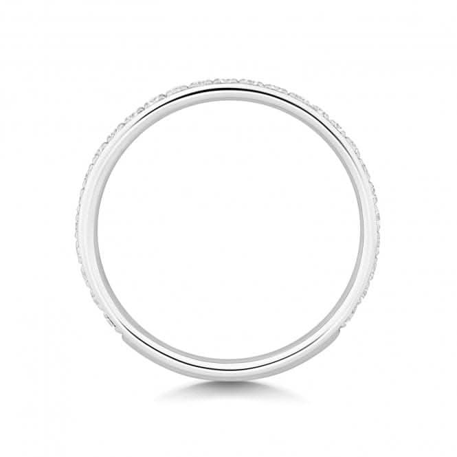 Wedding Band 18ct White Gold Diamond Eternity Ring WQ231W/I