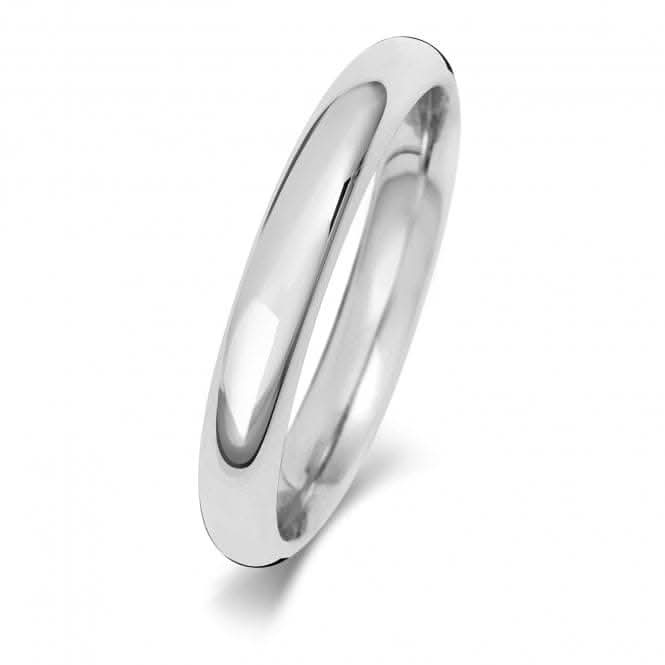 Wedding Band 18K Trad Court 3mm Wedding Ring WQ163WM