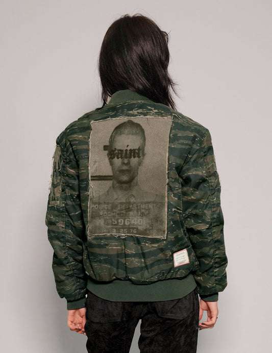 MA 1 Patched Bomber in Tiger Camo