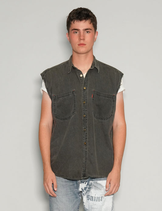 Levi's Denim Vest Party Back