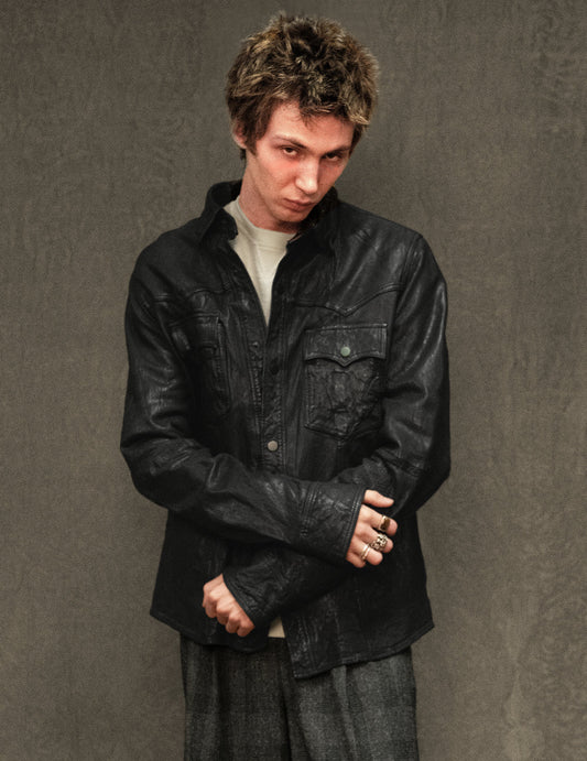 Immortal Leather Jacket in Black