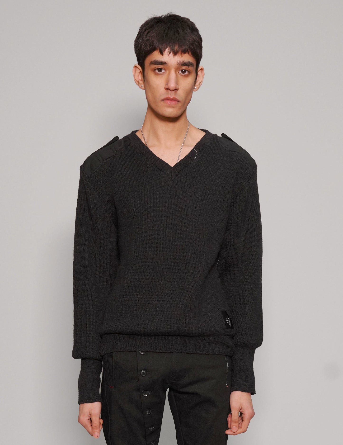Police Sweater in Black