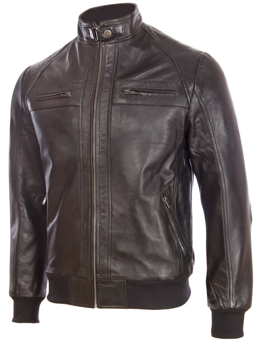 OS3R Men's Bomber Jacket - Black