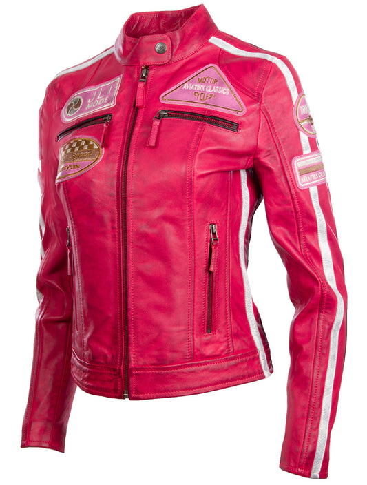 QOOC Women's Racing Biker - Pink