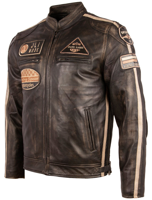 CXUS Men's Racing Biker Jacket - Vegas