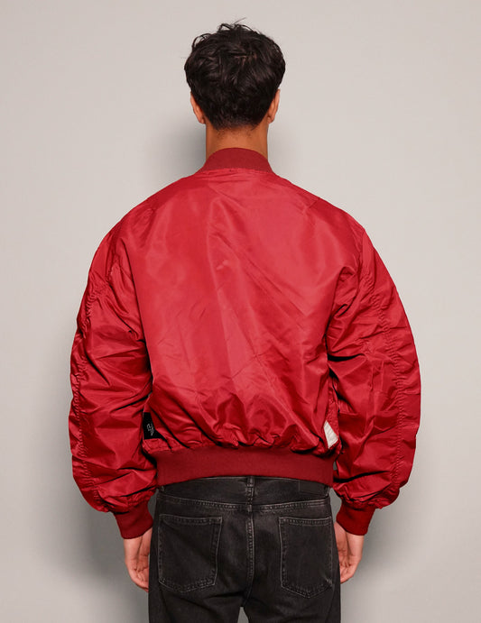 MA-1 Light Weight Bomber Jacket in Red