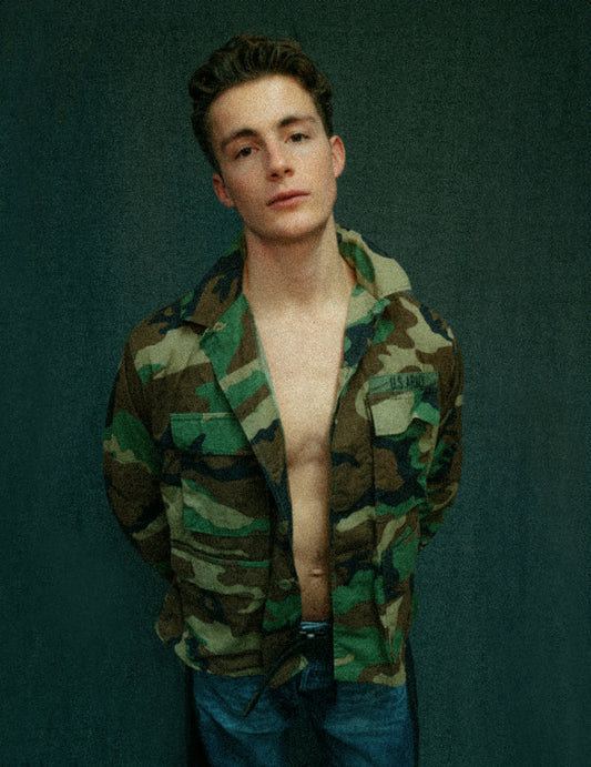 Party Back Shirt - Silver Art-Deco - Camo