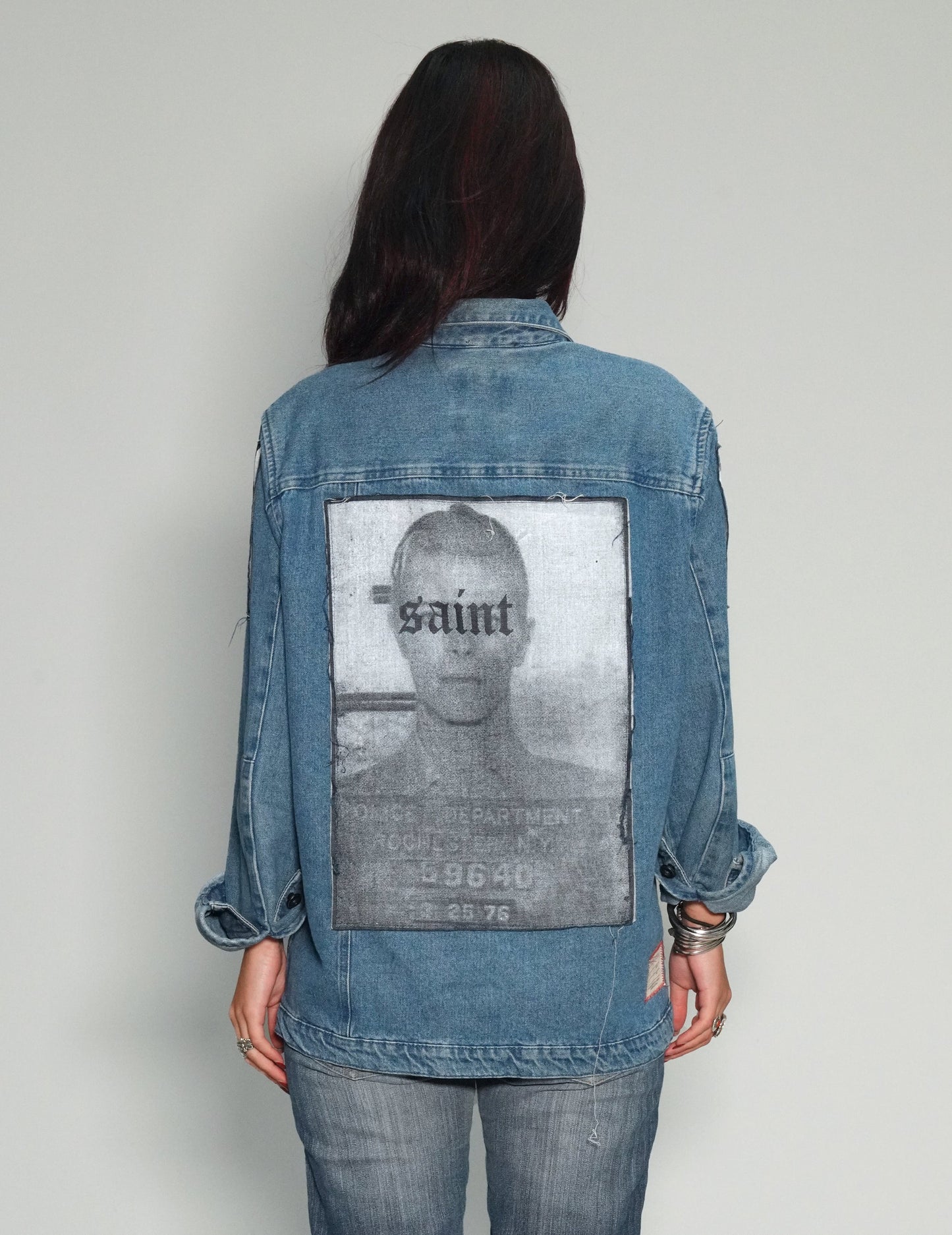 Denim Patched Shirt