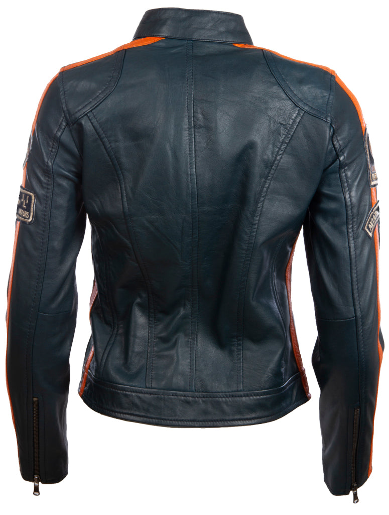 QOOC Women's Racing Biker - Navy Blue