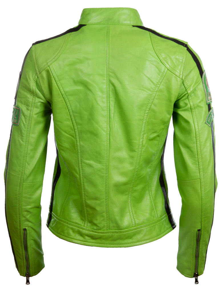 QOOC Women's Racing Biker - Parrot Green