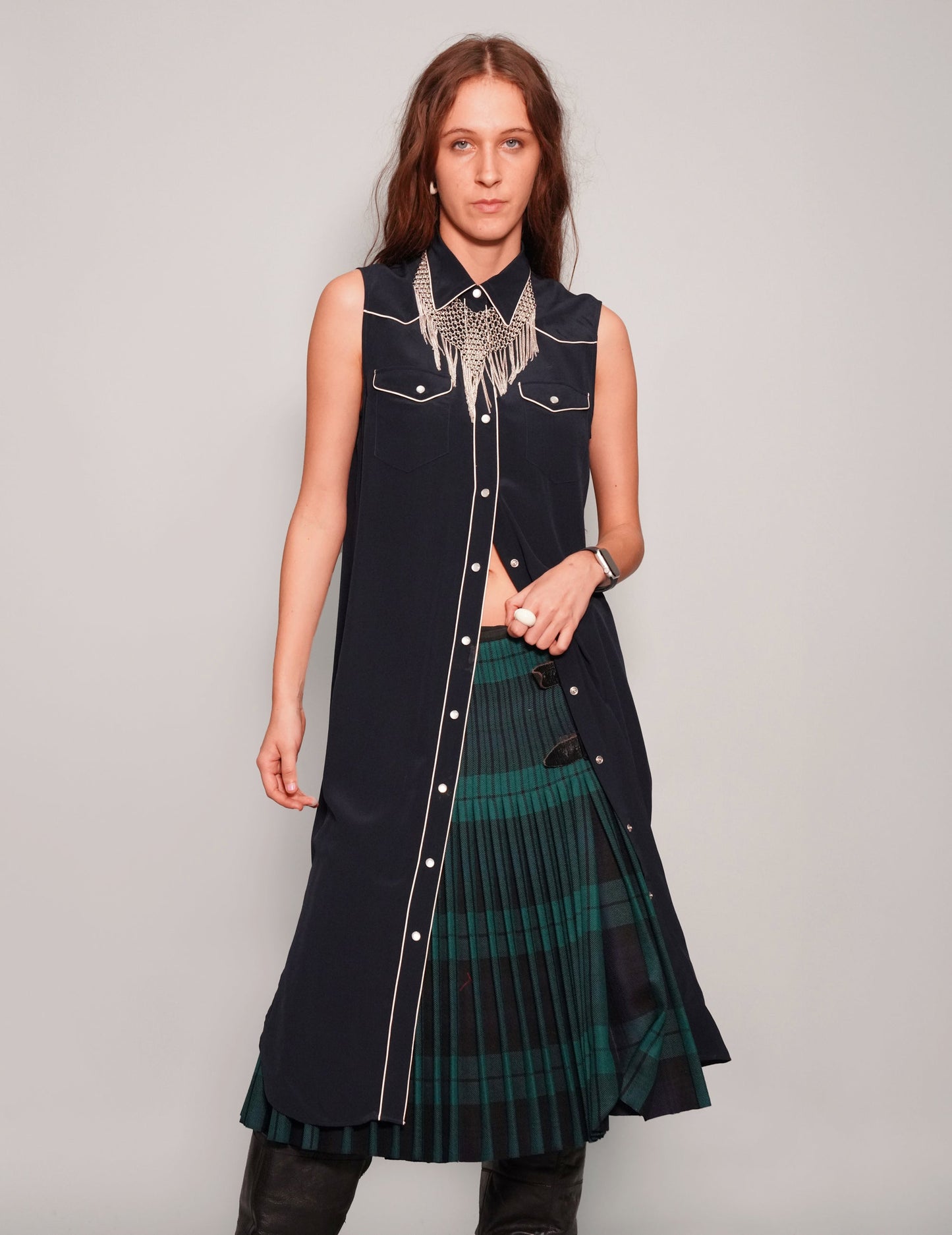 Western Shirt Dress