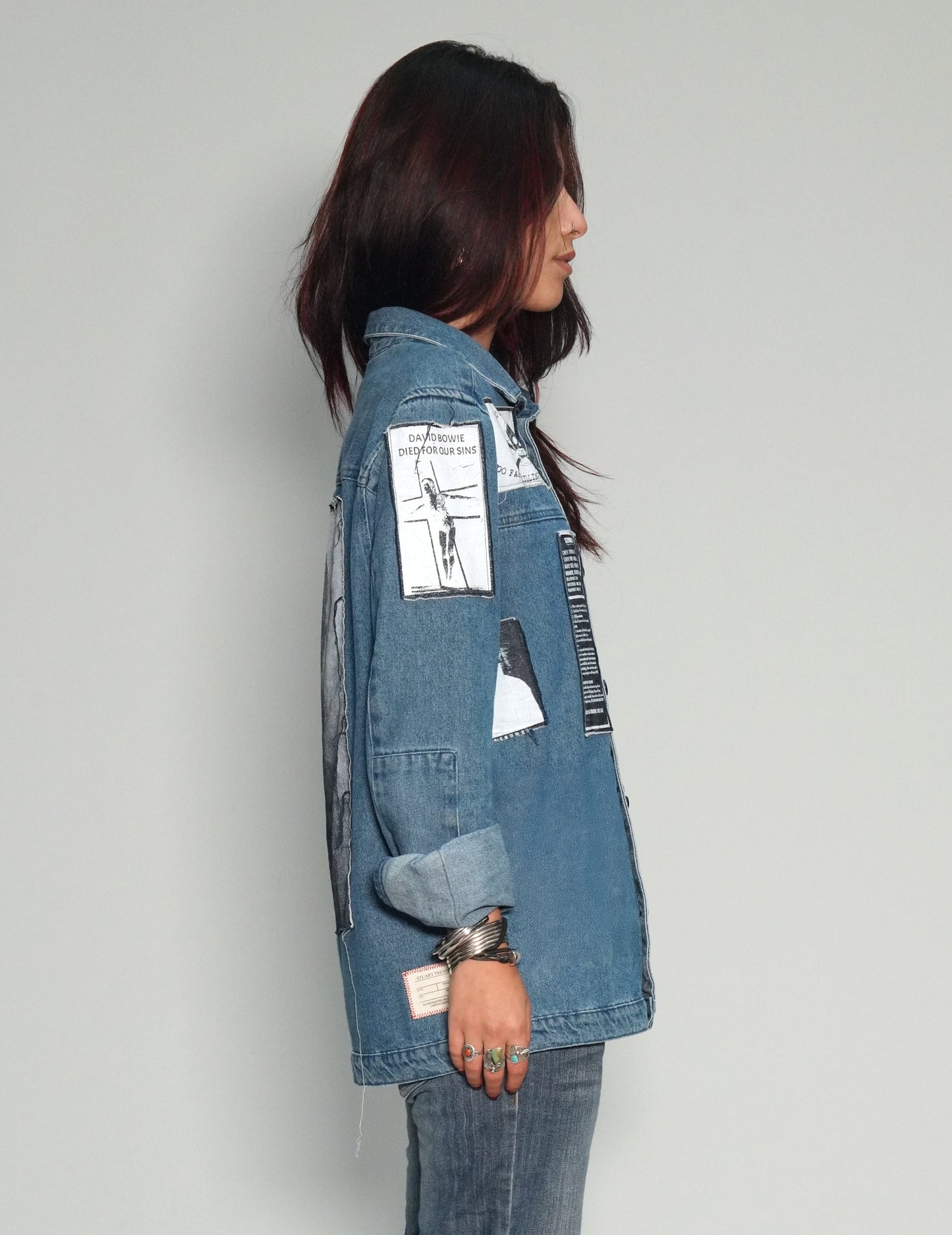 Denim Patched Shirt