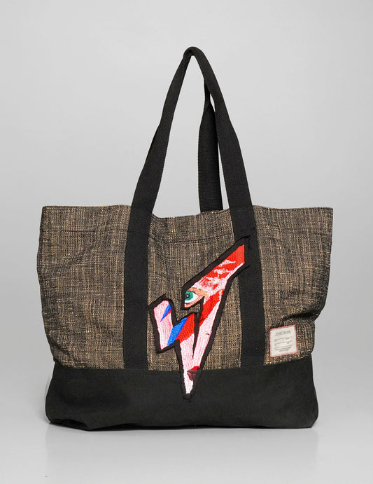 ST Tote Bag - Stone Cotton & Canvas