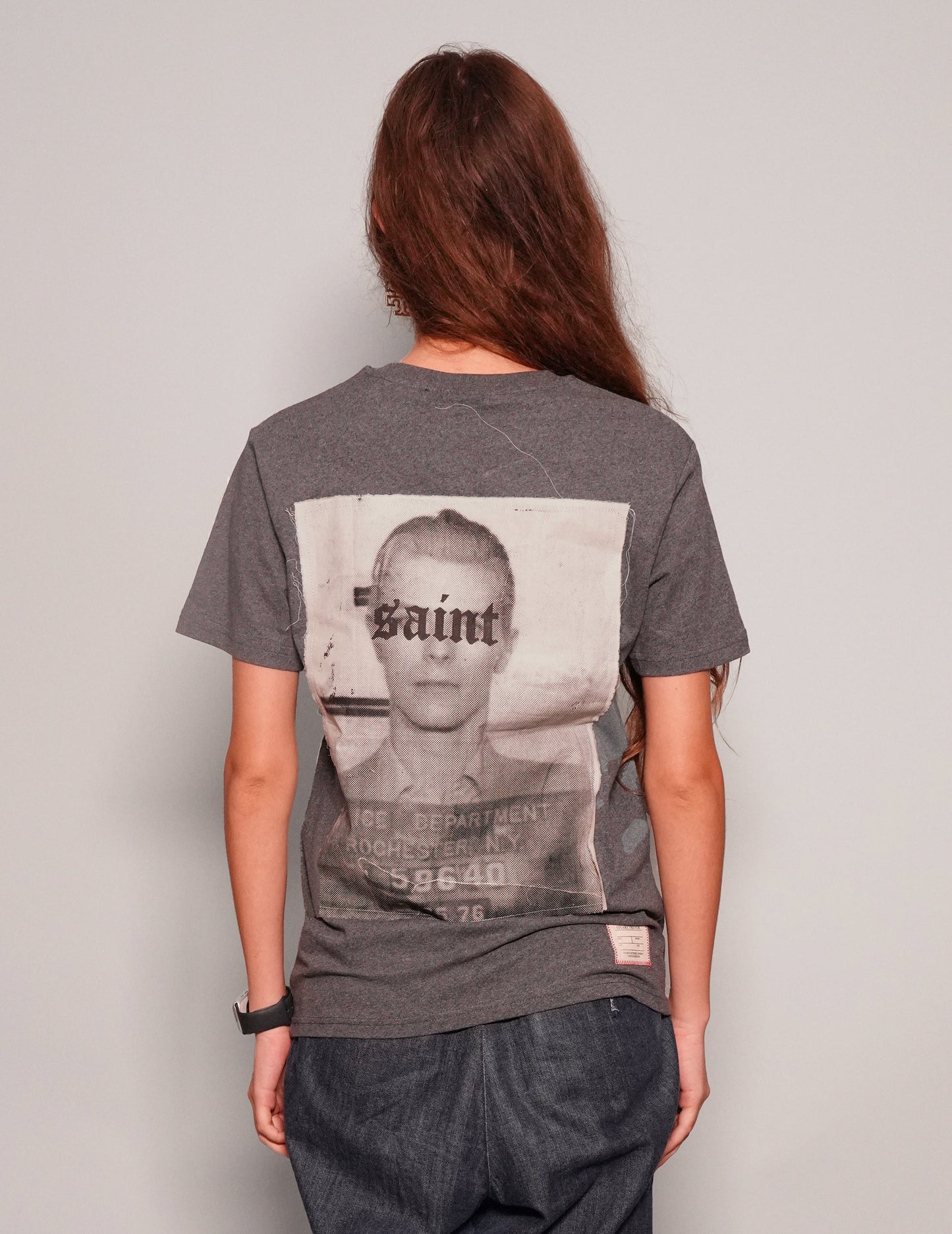 ST Patched Logo T-Shirt in Grey