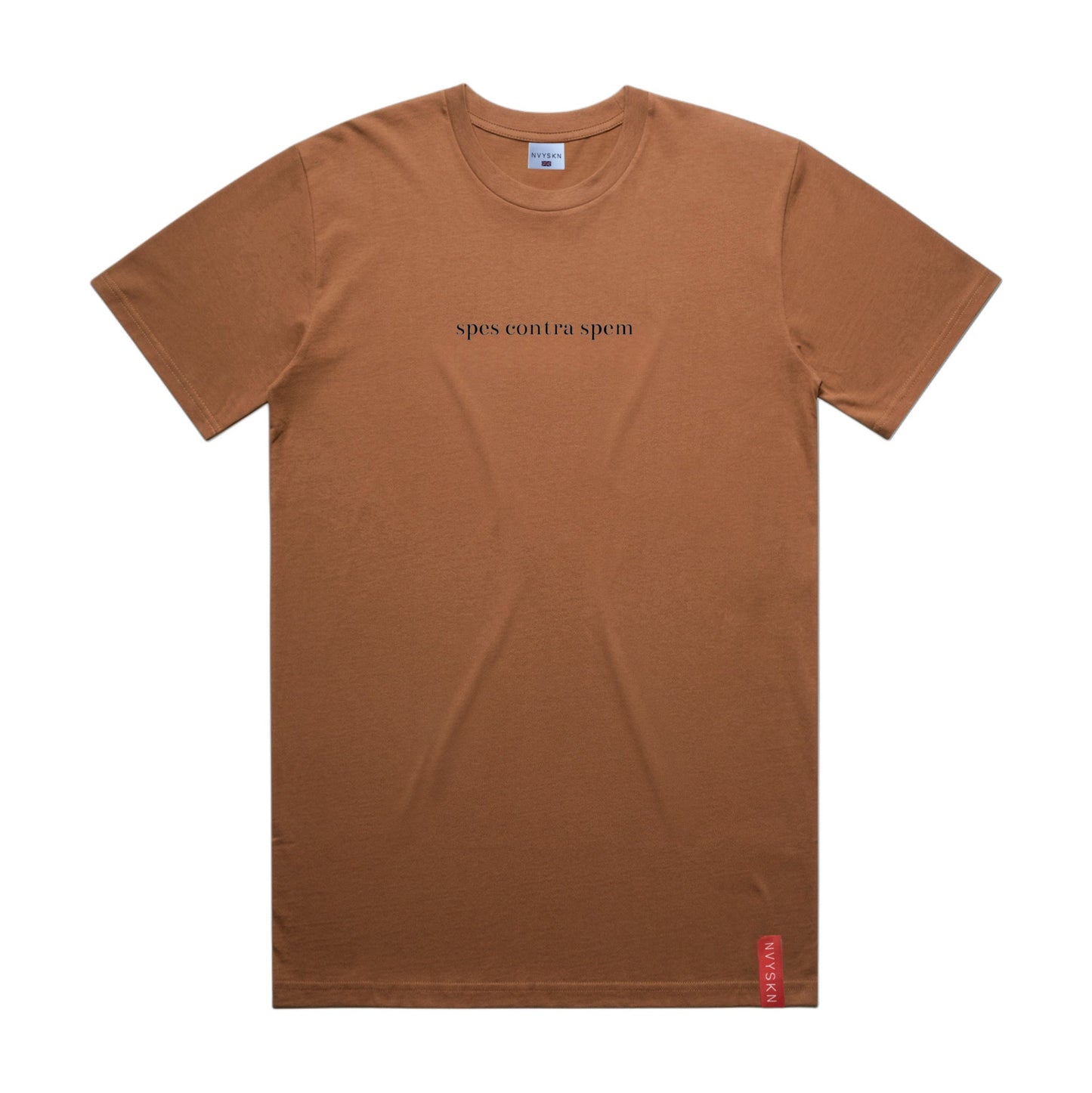 NVYSKN Mens Cotton Latin Design T Shirt “Spes Contra Spem”