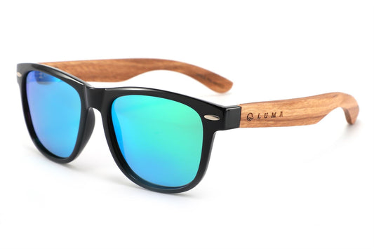 Luma Sunglasses - Wistmans - Black/Green