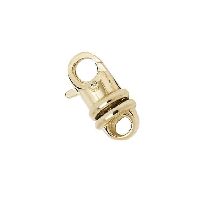 9ct Yellow Gold 22.5 mm Swivel Trigger FN140