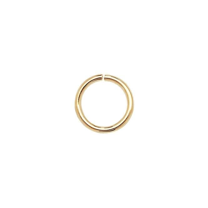 9ct Yellow Gold 6mm Jump Ring FN104