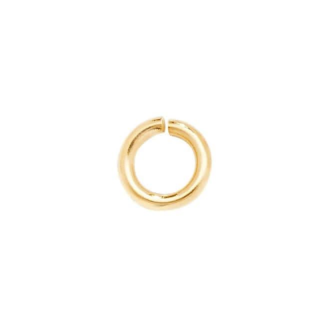 9ct Yellow Gold 6mm Jump Ring FN111
