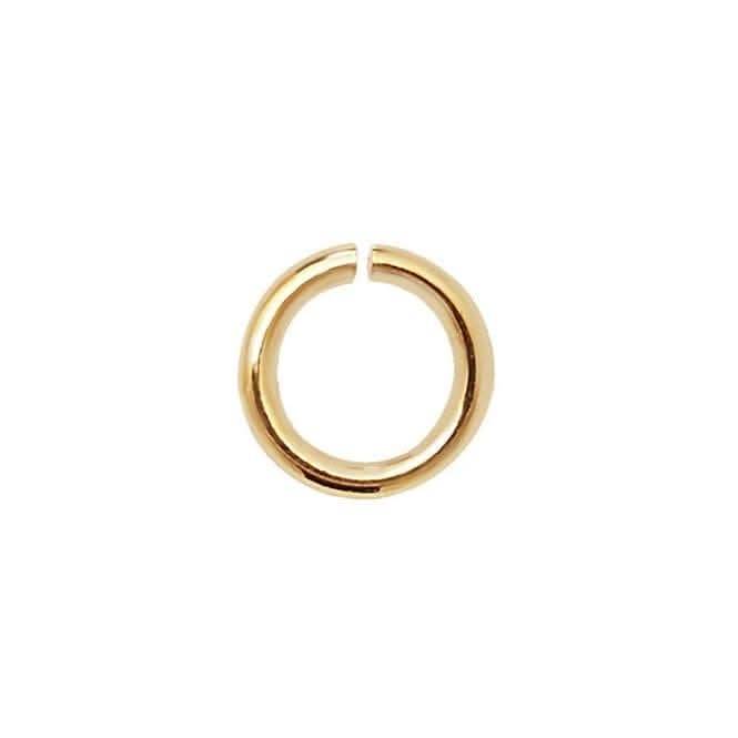 9ct Yellow Gold 8mm Jump Ring FN117