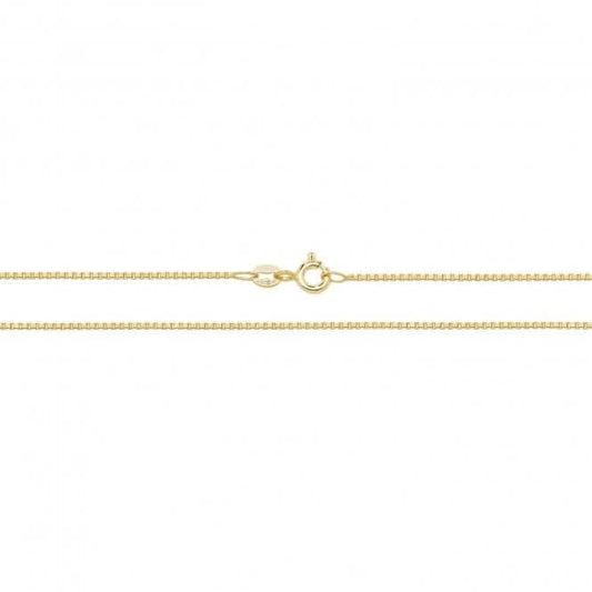 9CT Yellow Gold Box Chain CH431