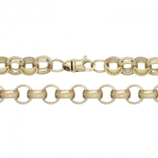 9CT Yellow Gold Belcher Chain CH465