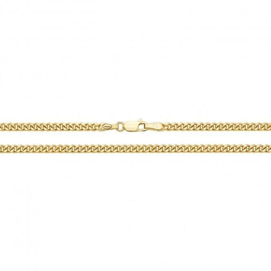 9ct Yellow Gold Close Curb Chain CH166