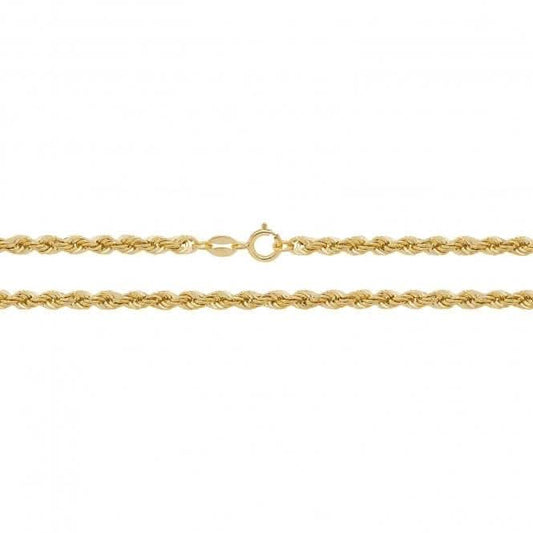 9ct Yellow Gold Rope Chain CH202