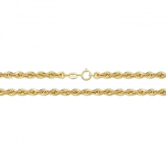 9CT Yellow Gold Rope Chain CH203