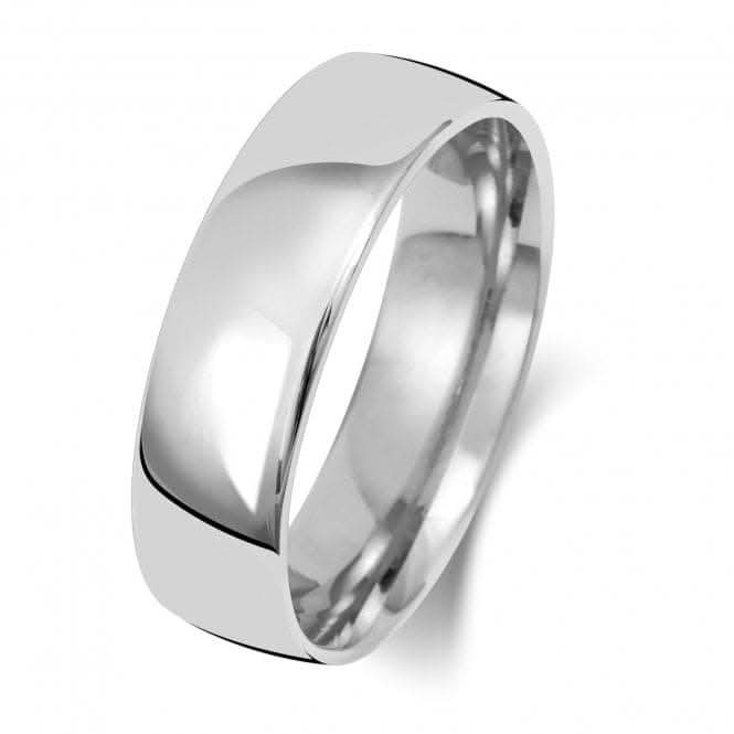 Wedding Band 9K Slight Court 6mm-1.25 Wedding Ring W116WL