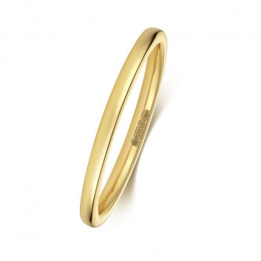 Wedding Band 9K Soft Court 1.7mm-1.7 Wedding Ring W130H