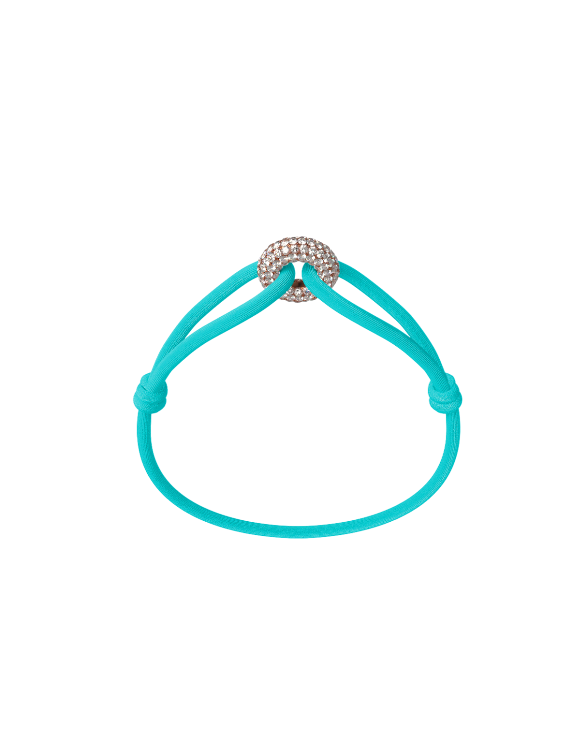 Rose Soho Pavé Cord Bracelet