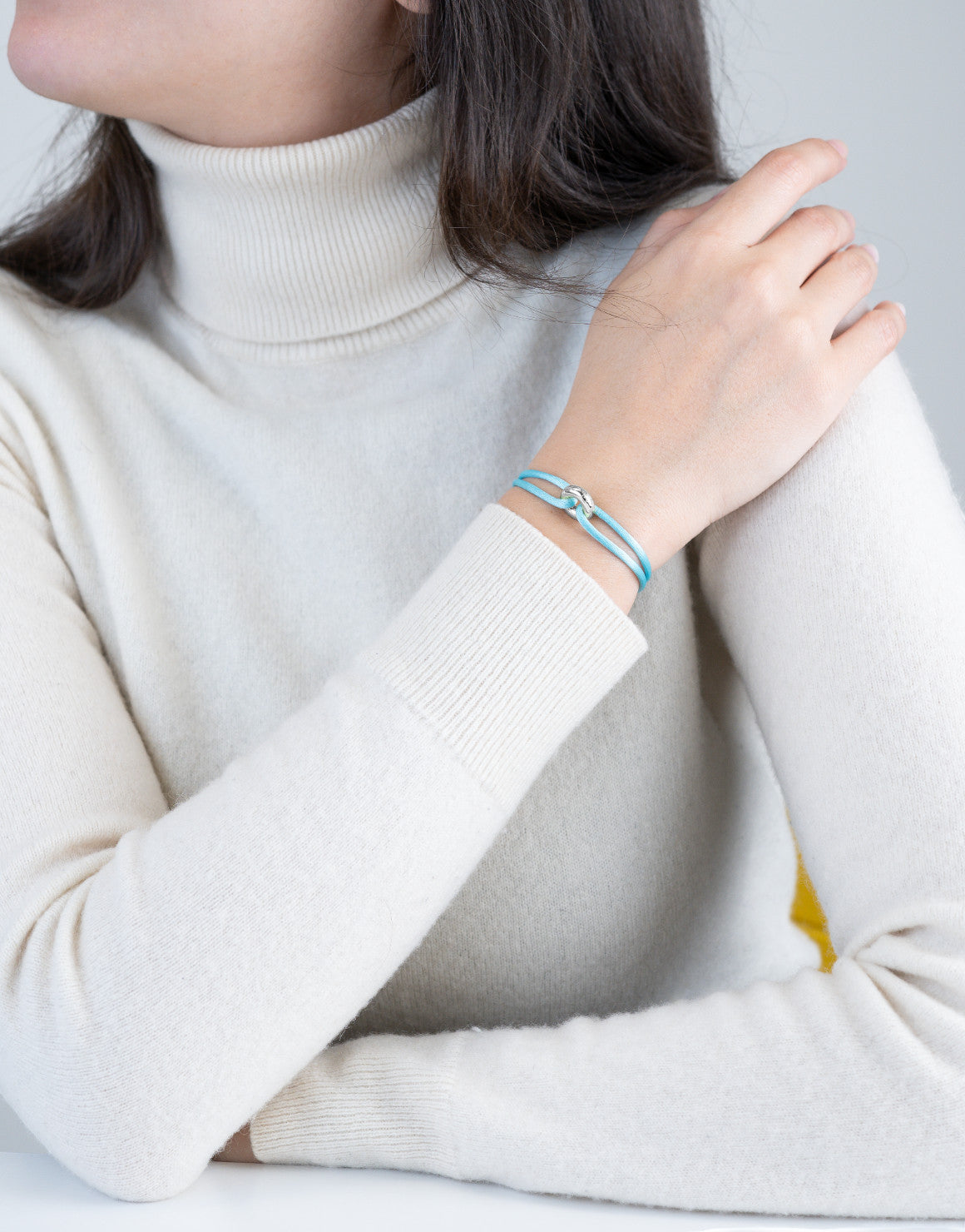Silver Soho Cord Bracelet
