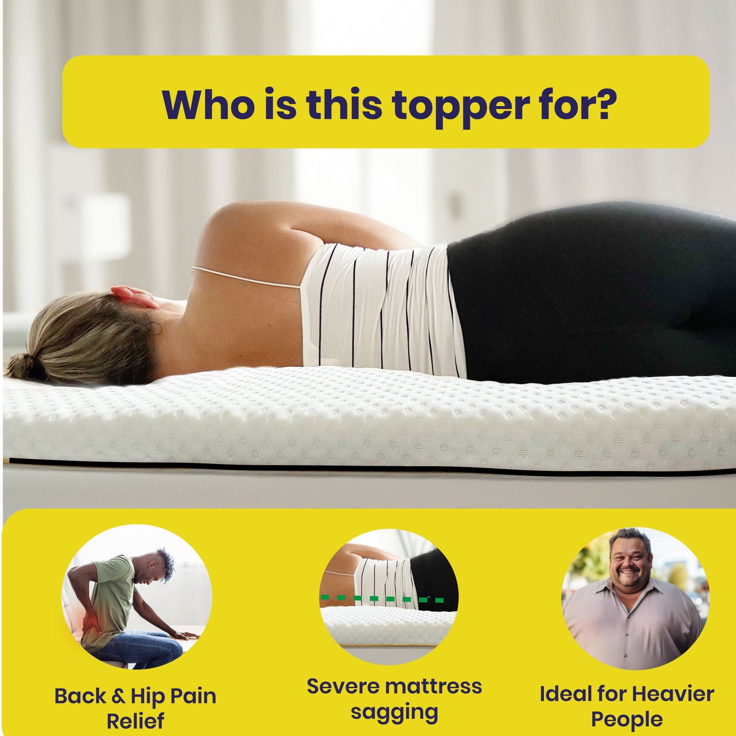 Brightr®  Titan Deluxe 2 in 1 Mattress Topper
