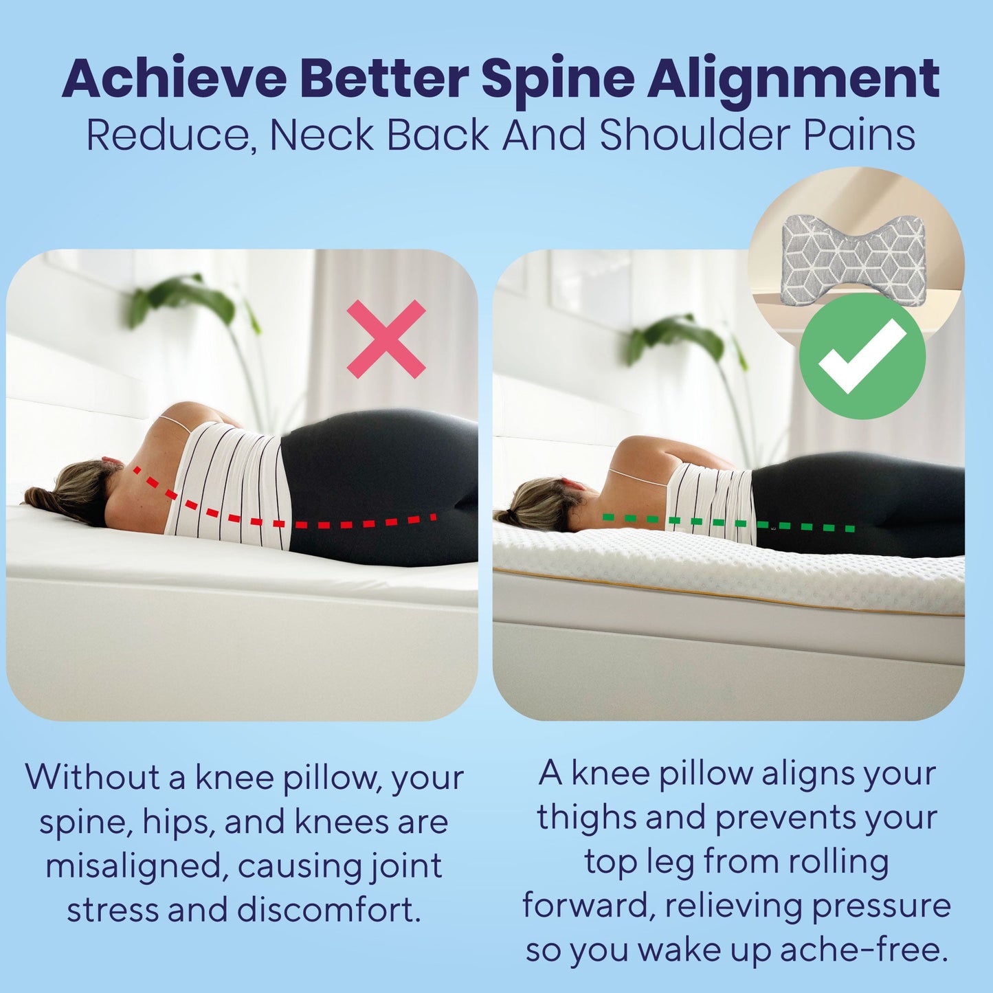 Brightr® Knee Support Pillow- Refurbished