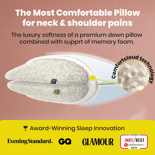 Brightr® Stella Hybrid Adjustable Pillow | Best pillow For Neck Pains