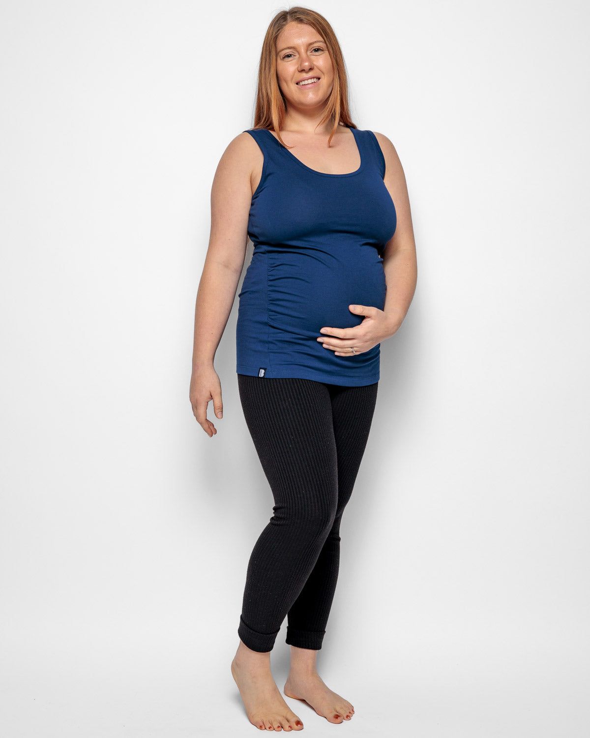 MATERNITY VEST IN NAVY