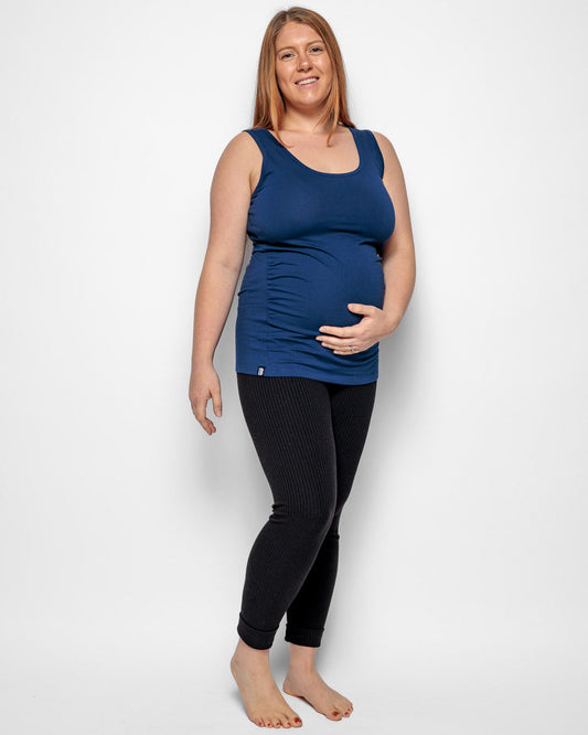 MATERNITY VEST IN NAVY
