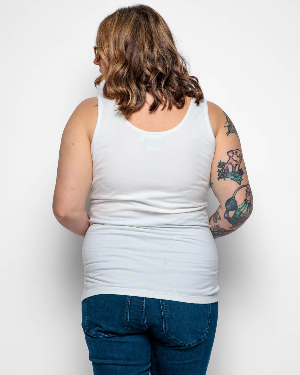 MATERNITY VEST IN WHITE