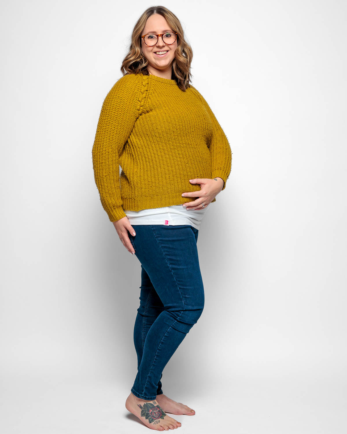 MATERNITY VEST IN WHITE