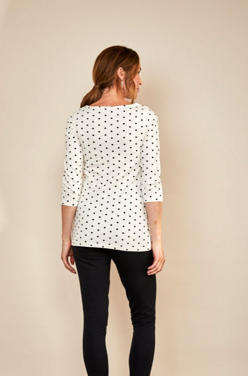 Nursing 3/4TH sleeve t-shirt in Spots